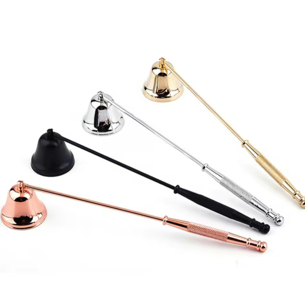 פעמון כיבוי לנרות | עיצוב וינטג' מתכתי אלגנטי