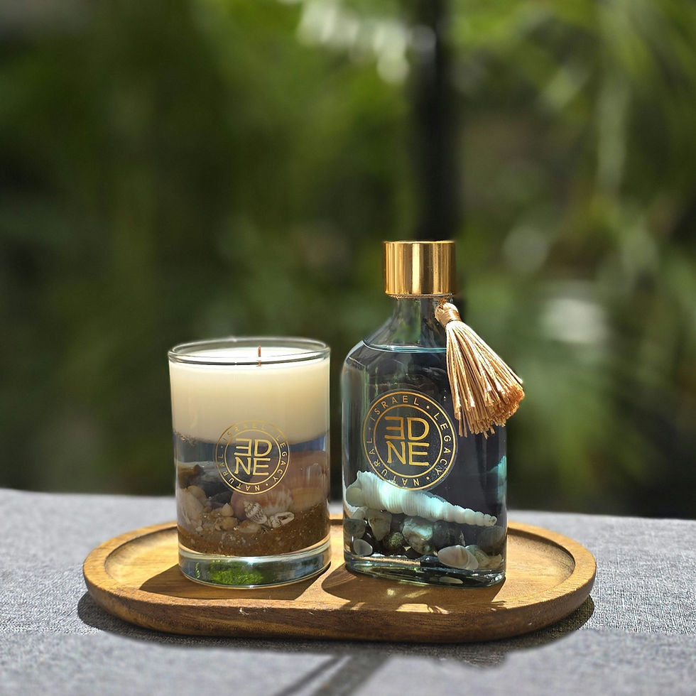 נר ומפיץ ריח – זוג מושלם בעיצוב ימי