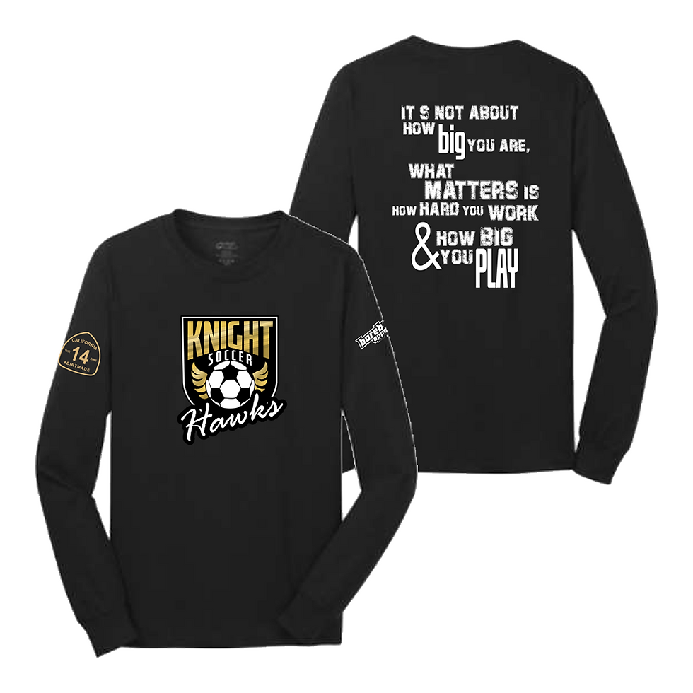 Knight High School Soccer - Long Sleeve Tee