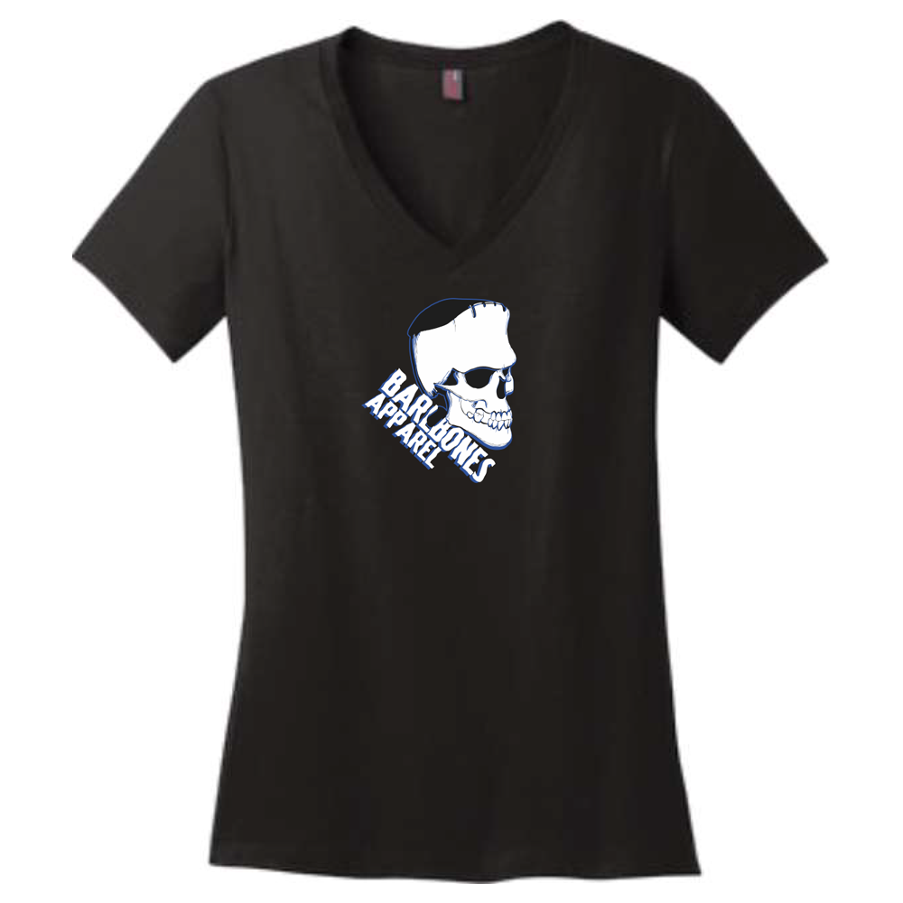 Barebones Sideways Frank Ladies V-Neck Tee