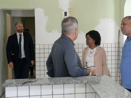 SAÚDE: DRABLE E FÁTIMA ACOMPANHAM REFORMA DA UBS CENTRO