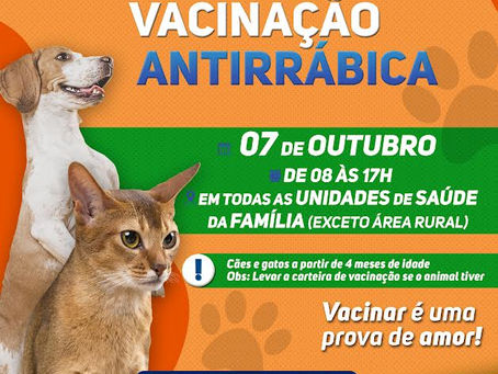 PREFEITURA DE PINHEIRAL PROMOVE CAMPANHA DE VACINAÇÃO ANTIRRÁBICA
