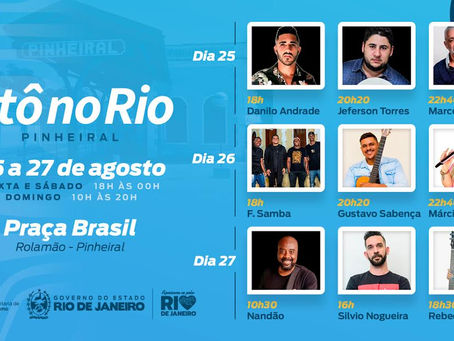 INVERNO #TÔNORIO CHEGA A PINHEIRAL NESTA SEXTA-FEIRA