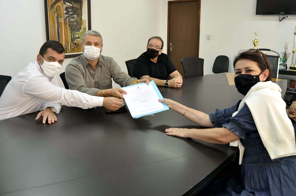 PREFEITO RODRIGO DRABLE SANCIONA LEI QUE TORNA A CASA ROSA UTILIDADE PÚBLICA