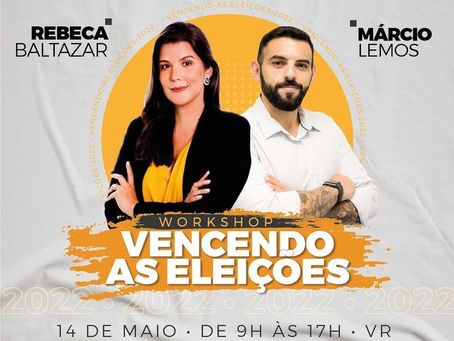 WORKSHOP VOLTADO PARA ELEIÇÕES ACONTECE EM VOLTA REDONDA NO DIA 14 DE MAIO
