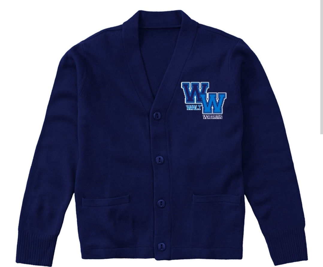 Whitman Navy Blue Cardigan 