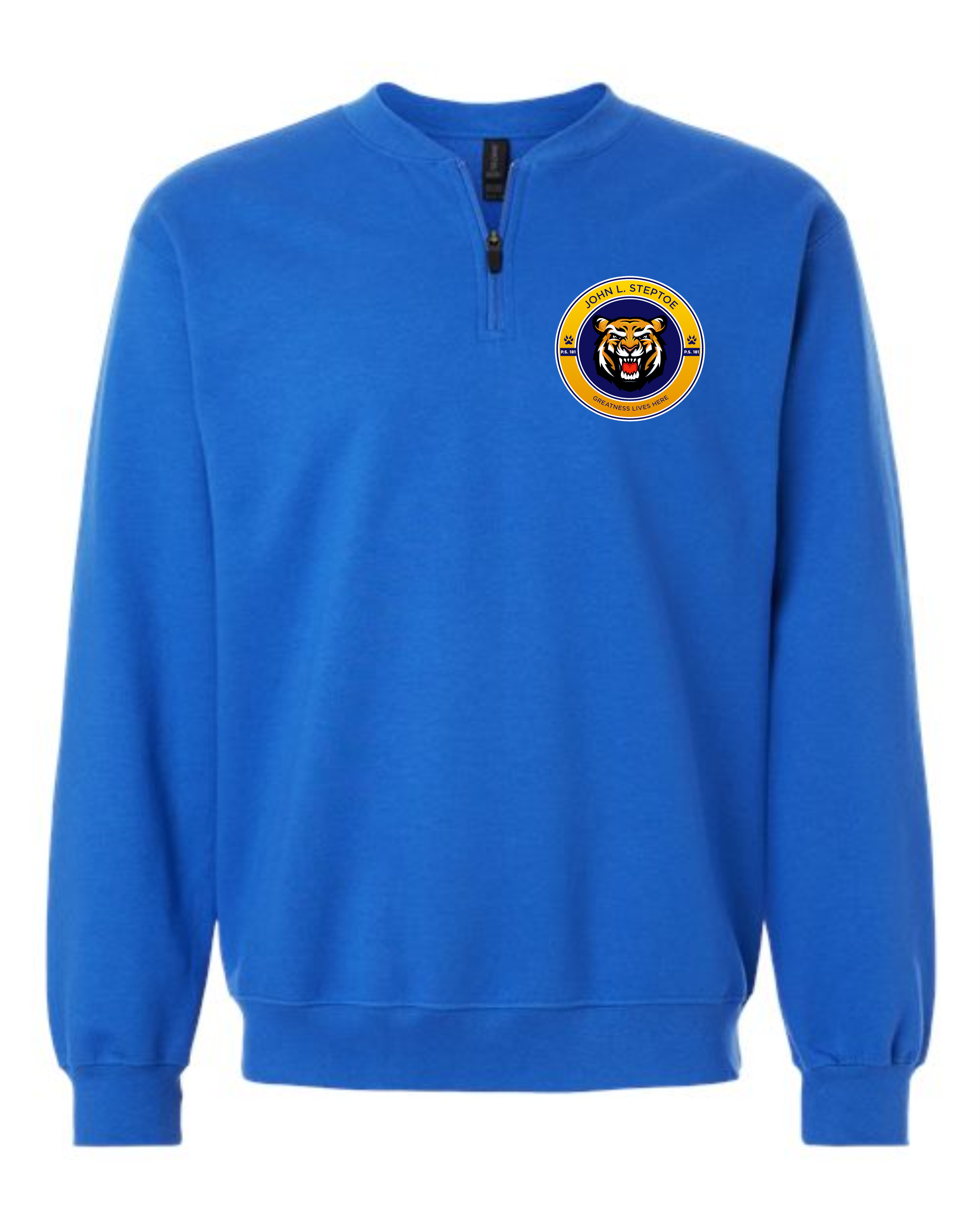 P.S. 181 STAFF Zip Crewneck Sweatshirt