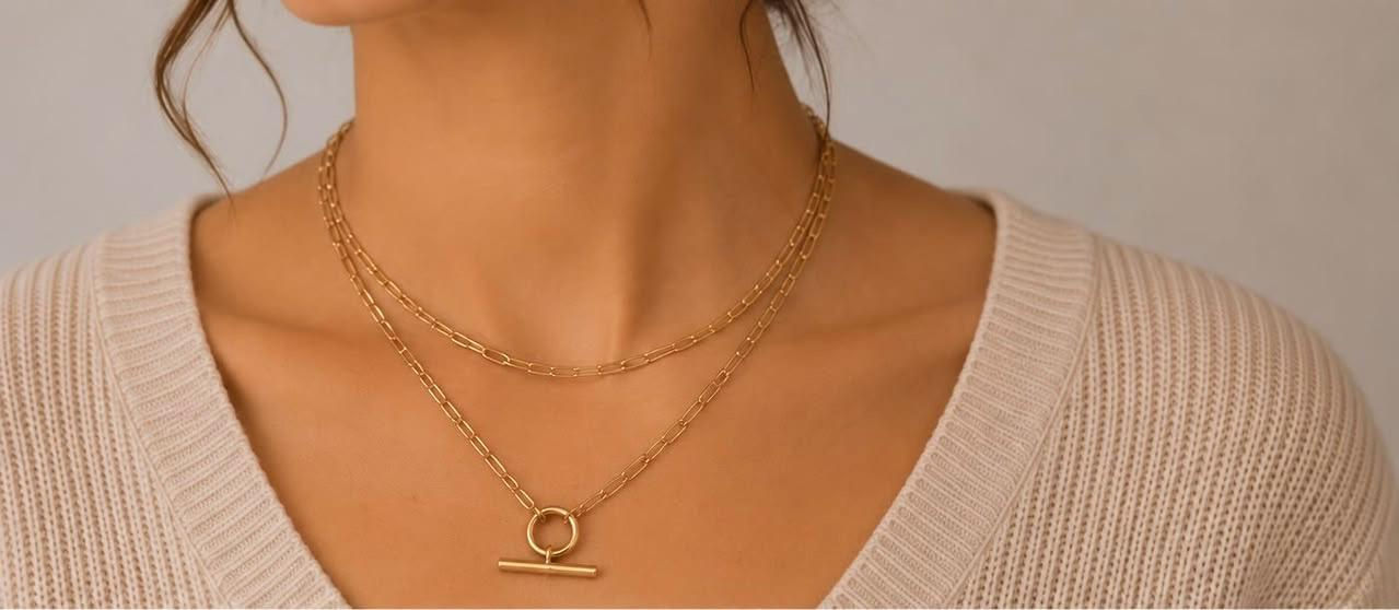 Evori Harper Toggle Necklace