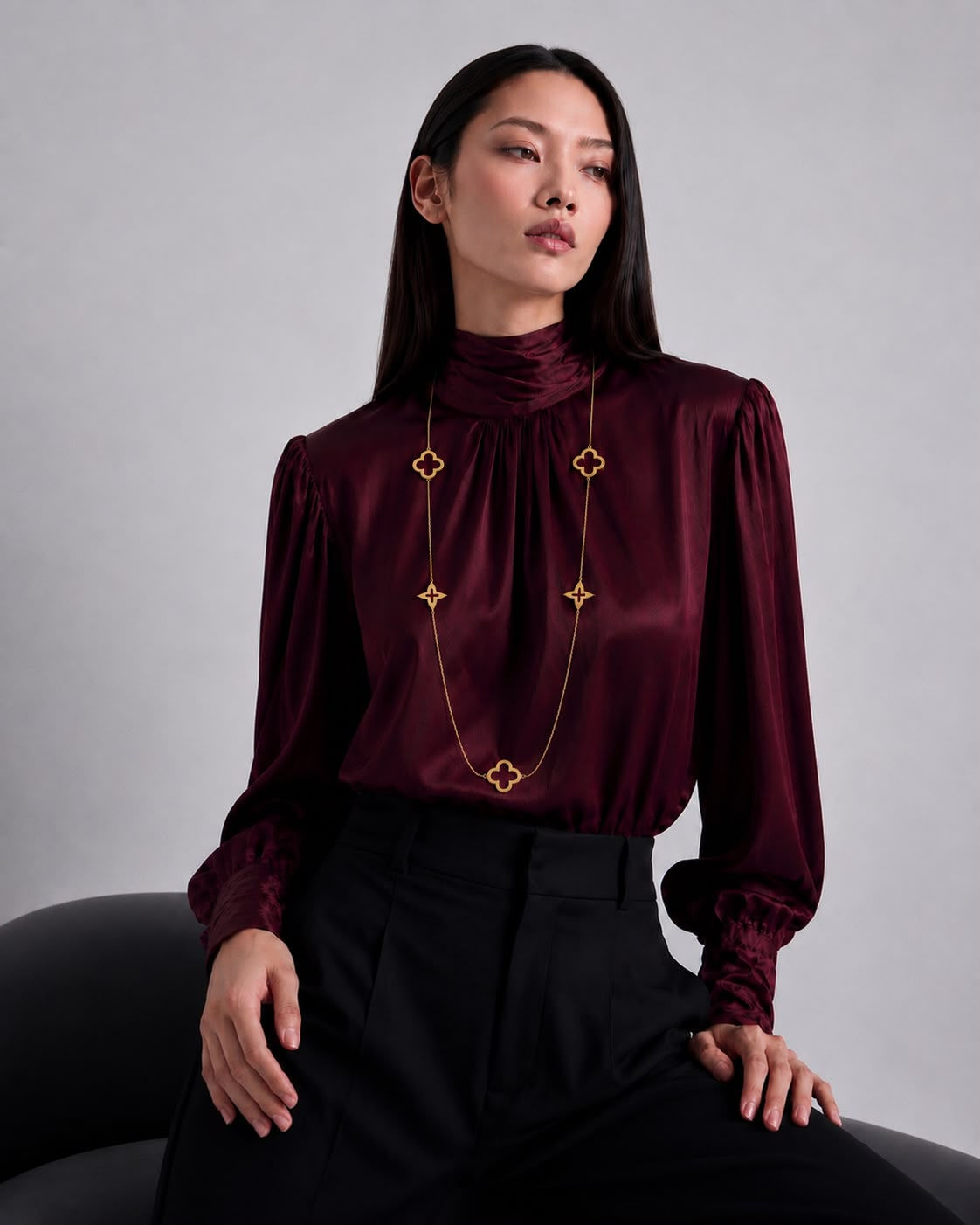 Evori Celeste Clover Necklace