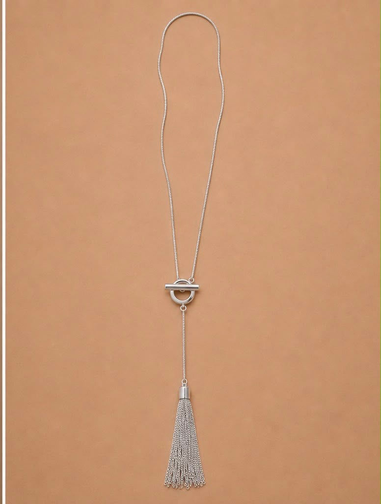 Evori Drop Tassel Necklace