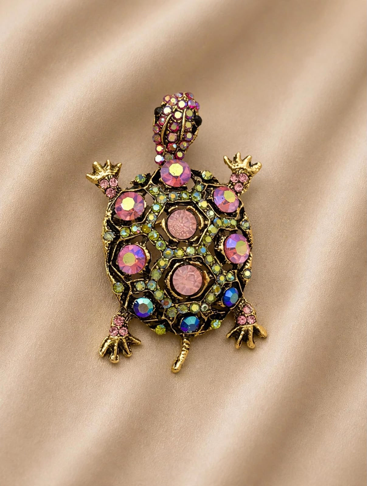 Evori Jewel Turtle Brooch