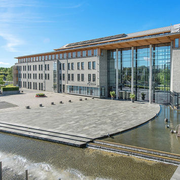 Fasaden til Telenorbygget på Kokstad