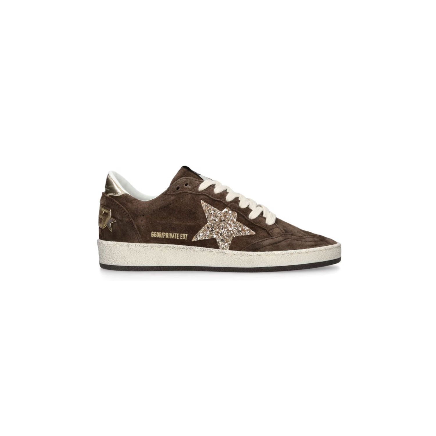 GOLDEN GOOSE BALL STAR 'BROWN GLITTER'