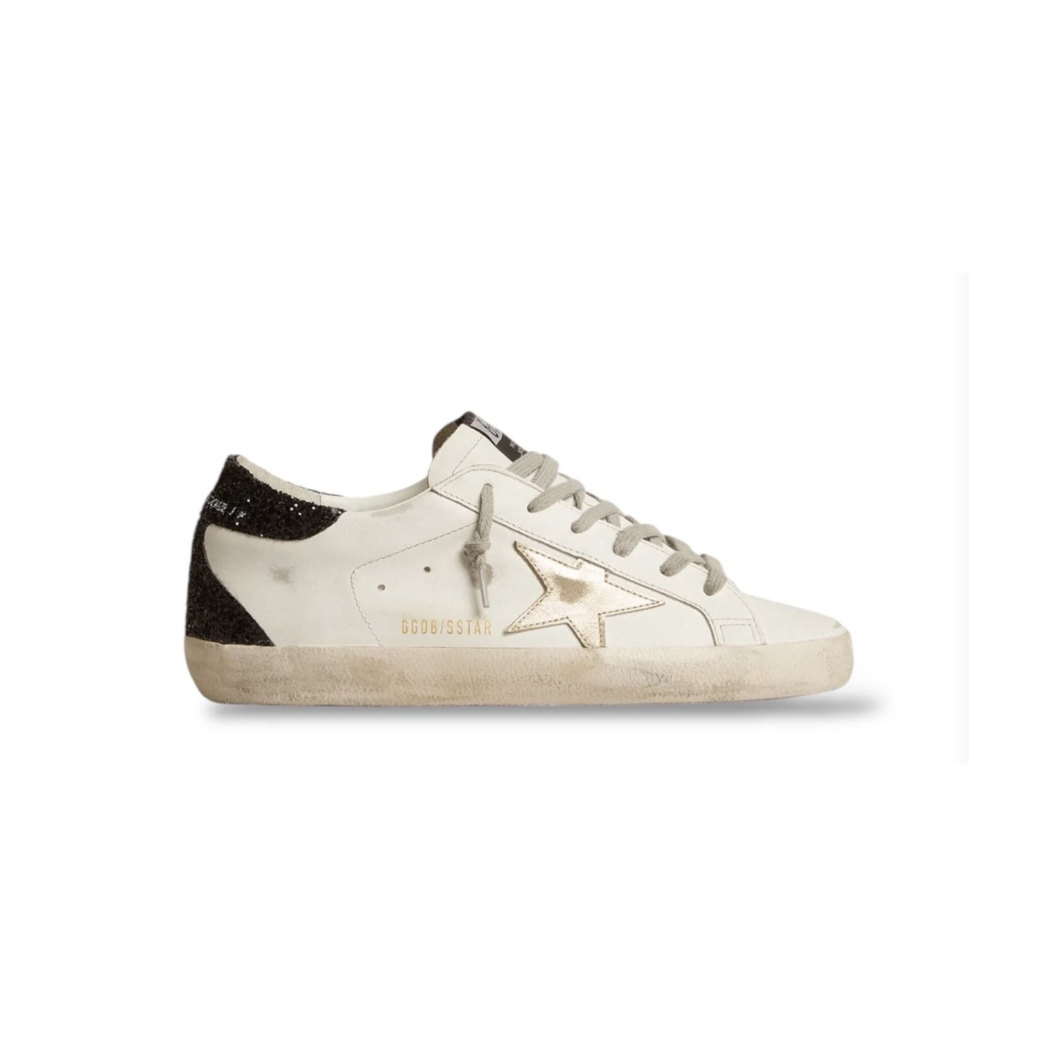 Golden Goose Superstar Gold Black Glitter
