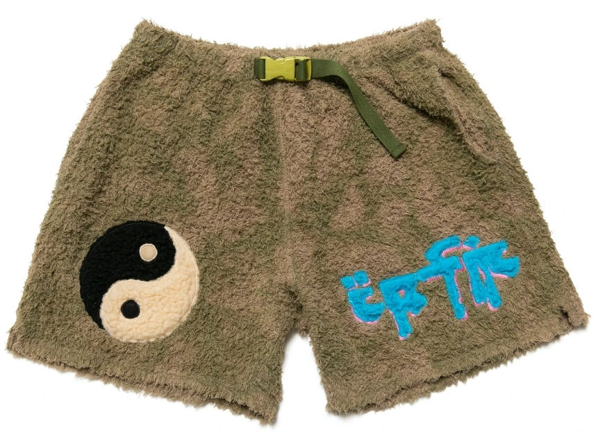 Cactus Plant Flea Market Fuzzy Acid Shorts Multi
