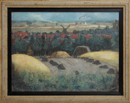 Bob Scholte Fine Art offers for sale a work by Martin Monnickendam, The River Lek near Amerongen, 1916