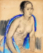 Tekening van Betsy Westendorp-Osieck te koop, Javaans naakt uit 1930