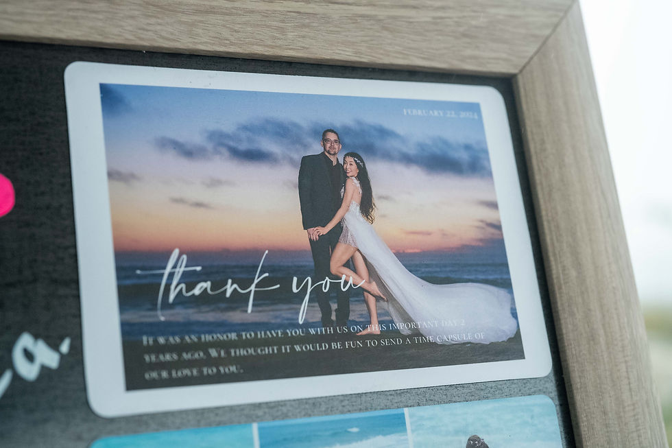 Thumbnail: Magnet Wedding Thank You Cards with Photo, Ultra-Thick Personalized Photo Card