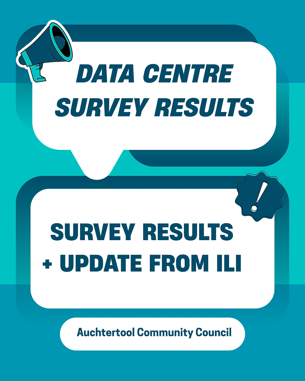 Data Centre Update & Survey Results