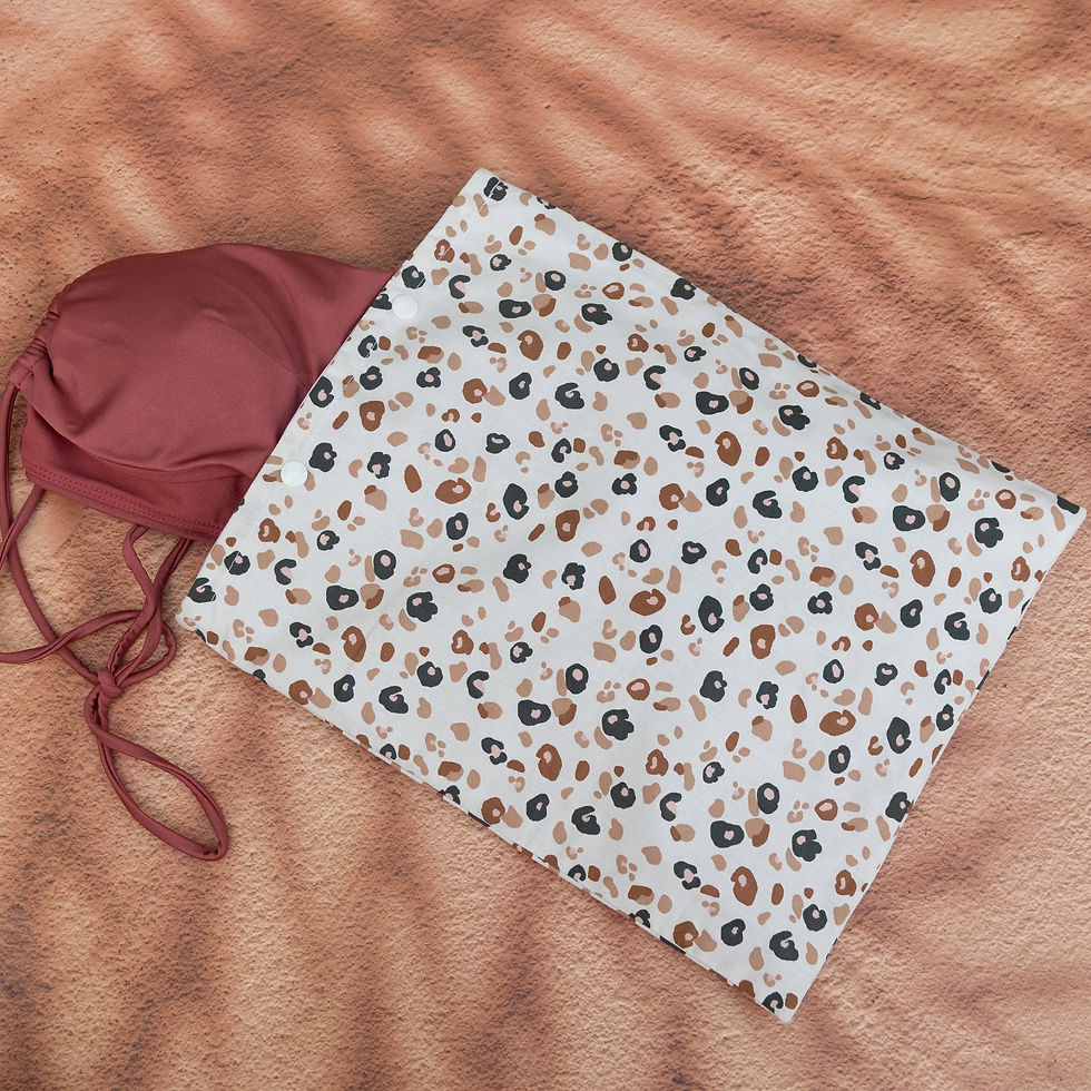 pochette imperméable 30x40 cm motifs variés pour vêtements ou piscine