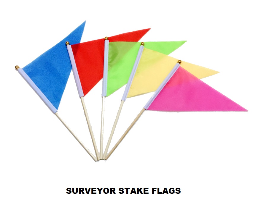 Surveyor Stake Flags bbcgeoinstruments