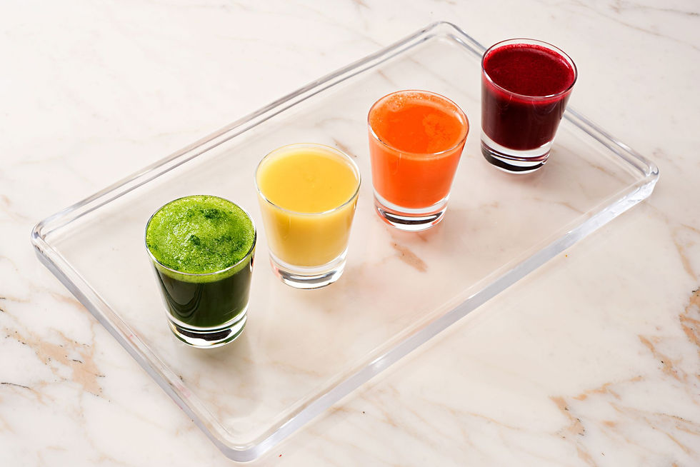 Wellness Shots - These Shots will boost your immunity and restore energy.