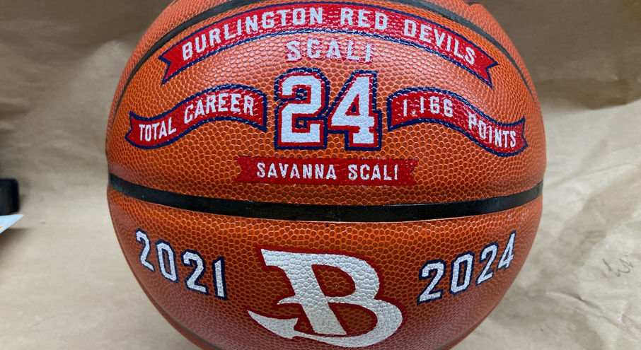 custom decorated basketballs, hand painted to order