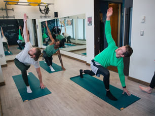 yoga class in Seattle at Ampersand Fitness