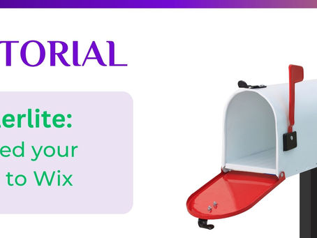 Mailerlite: Embed your form to Wix