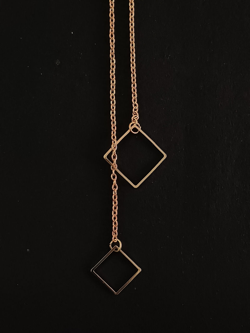 Square Dual Pendant Chain
