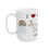 Thumbnail: PERSONALIZED Seagulls "I Love Norwalk" Mug 15 oz. 