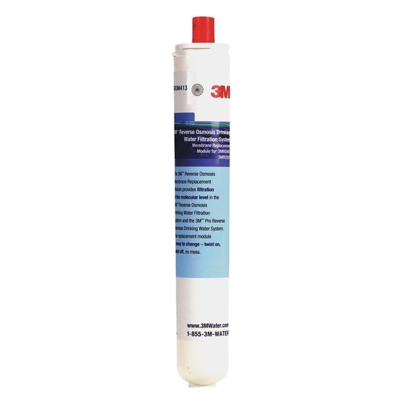 3MROM413 reverse osmosis membrane cartridge on white background