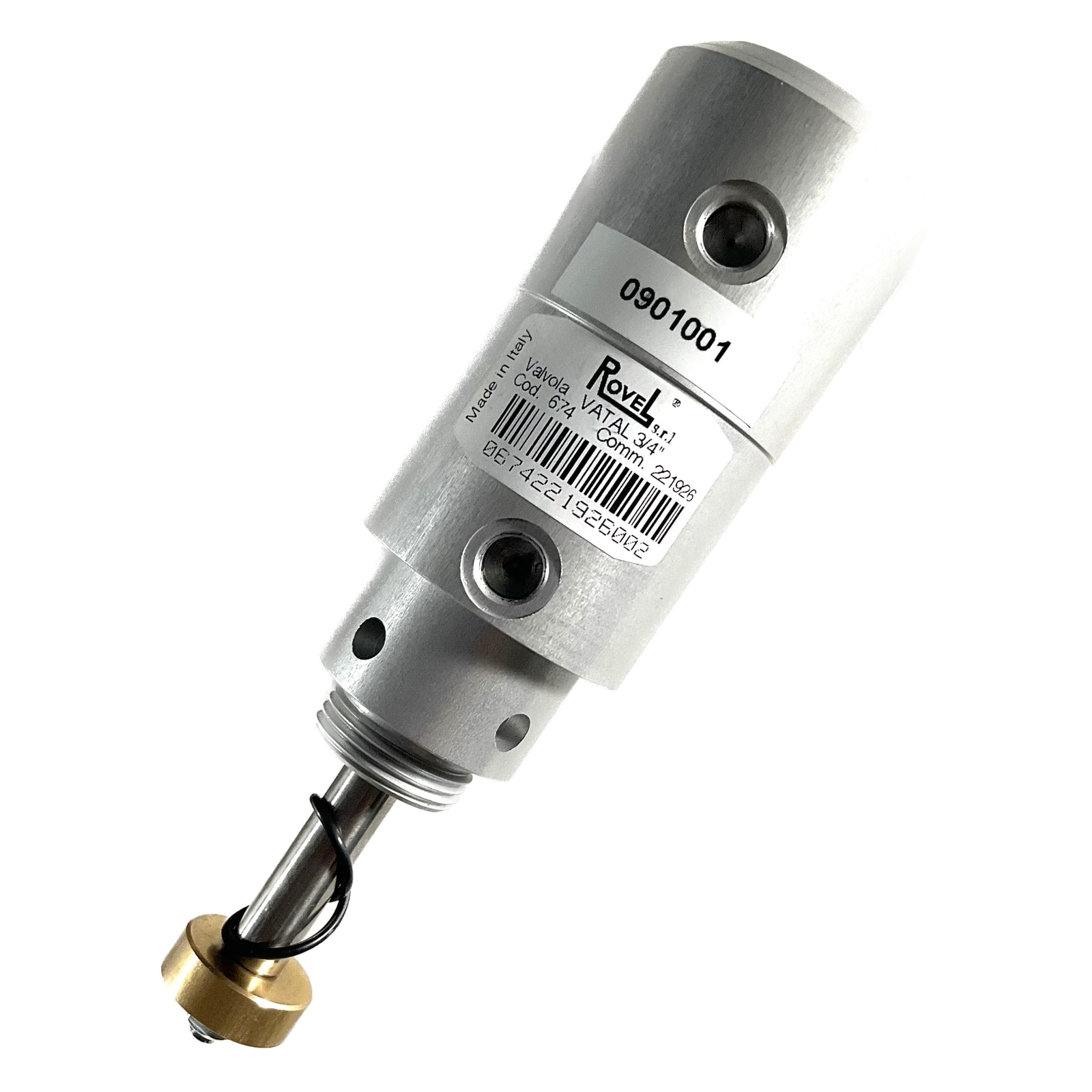 0901001 Air Valve, 3/4 in, NC | FMB / Union / Realstar 0901001 primary product photo for dry cleaning machine service