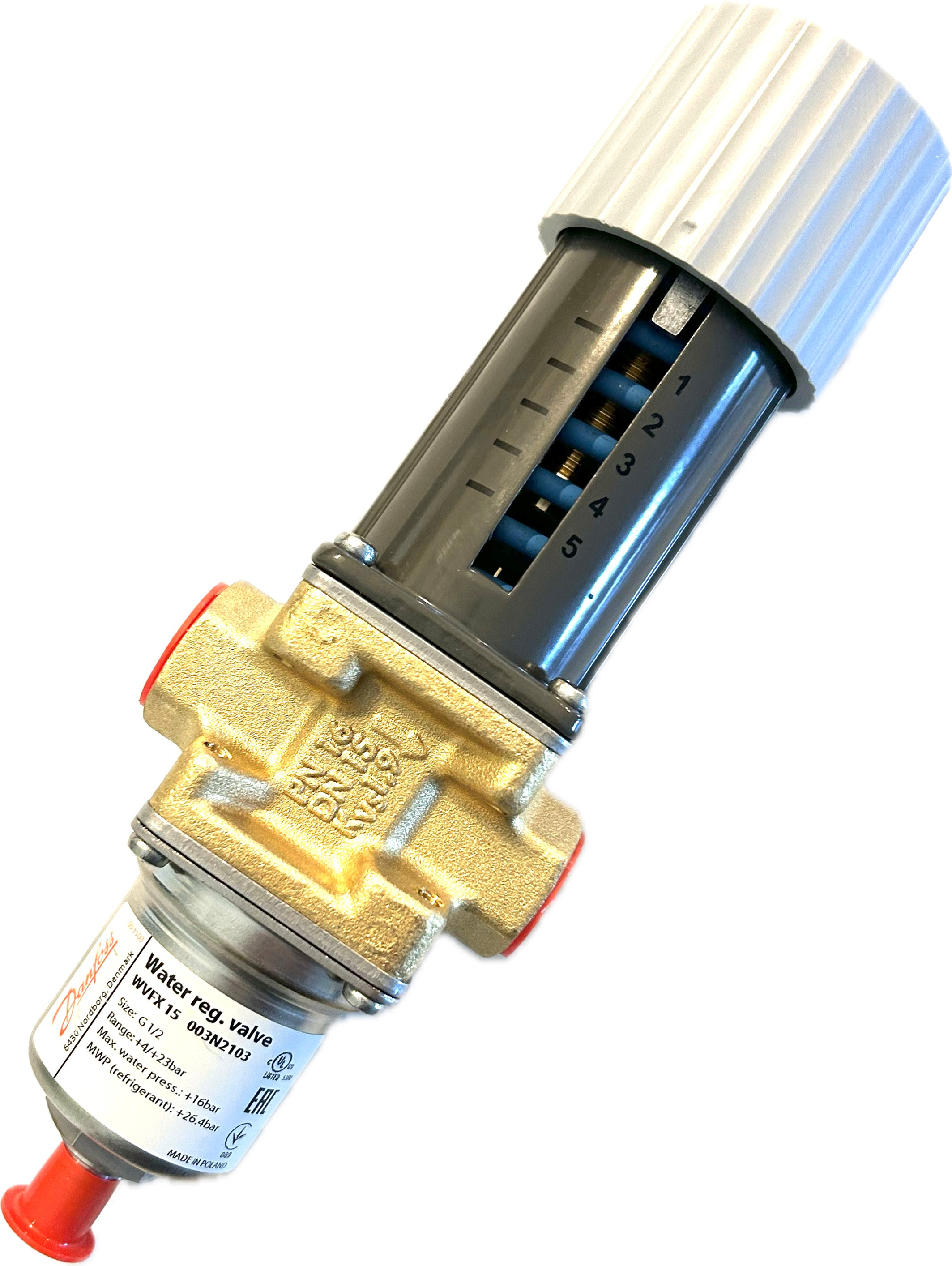 Water Valve, Danfoss 1/2 in | FMB / Union / Realstar 0913002 product photo