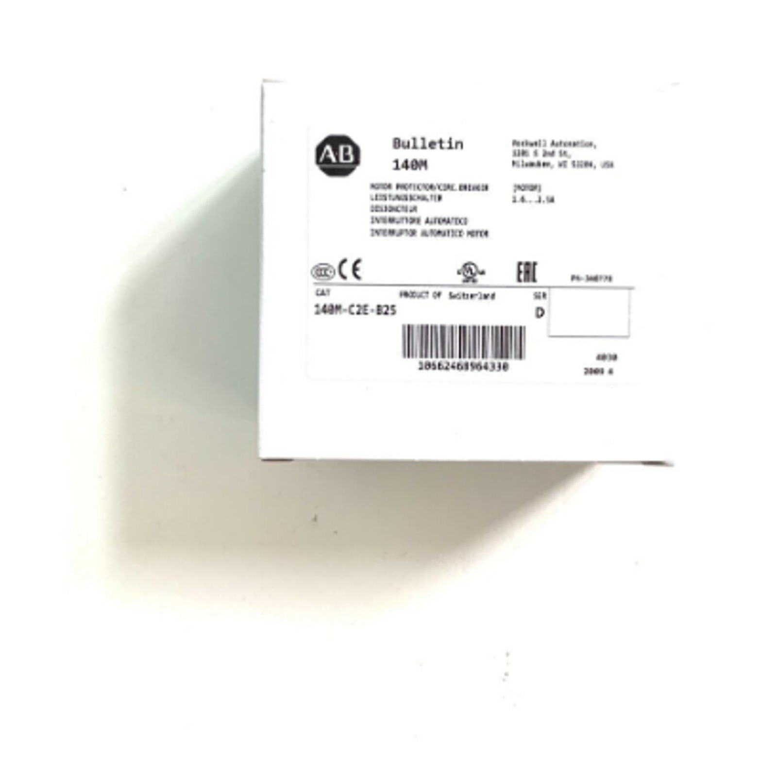 0323065 Allen Bradley Allen Bradley 140M-C2E-B25 Motor Breaker | FMB/Union/Realstar 0323065 primary product photo for dry cleaning machine service