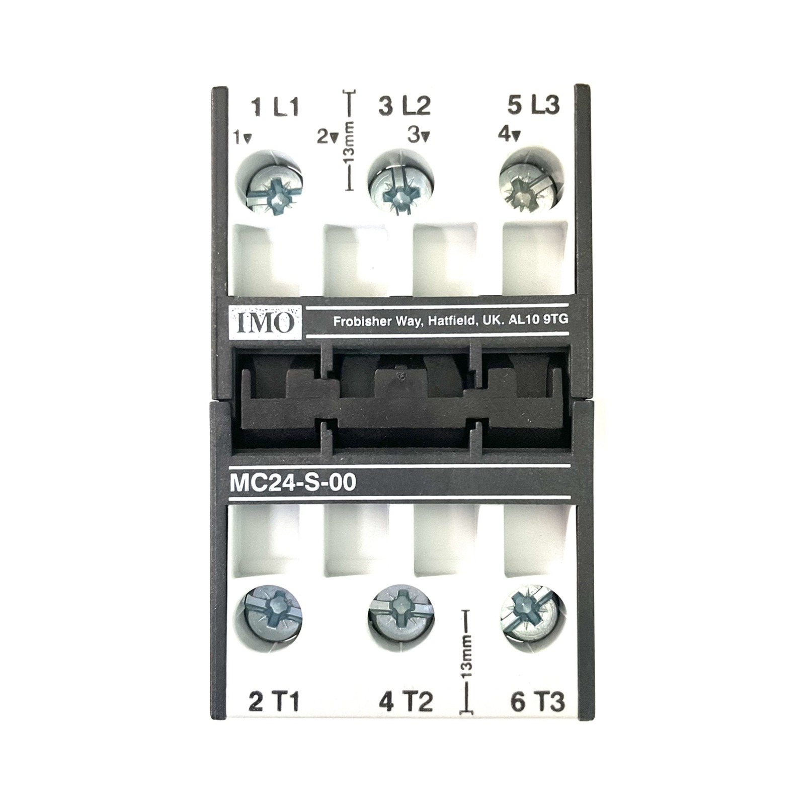 IMO MC24-S-00 3 phase contactor with 24V coil product photo, Corbett Equipment electrical control replacement part