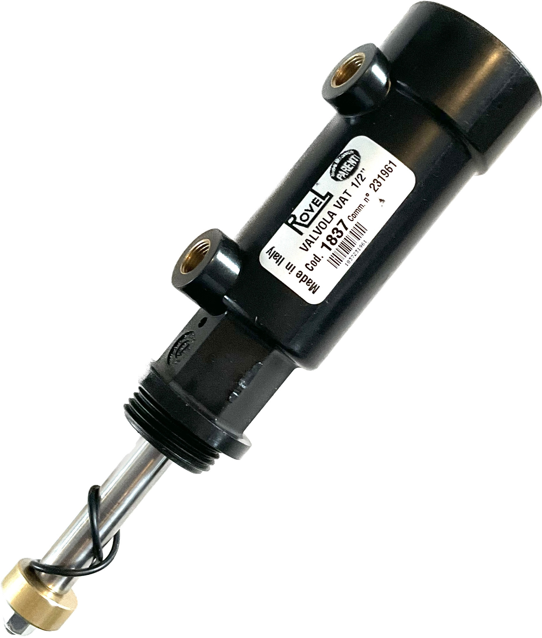 1/2" Nylon Valve NC Dry Cleaning Part 0901051 / Old V1573 / COD 1837
