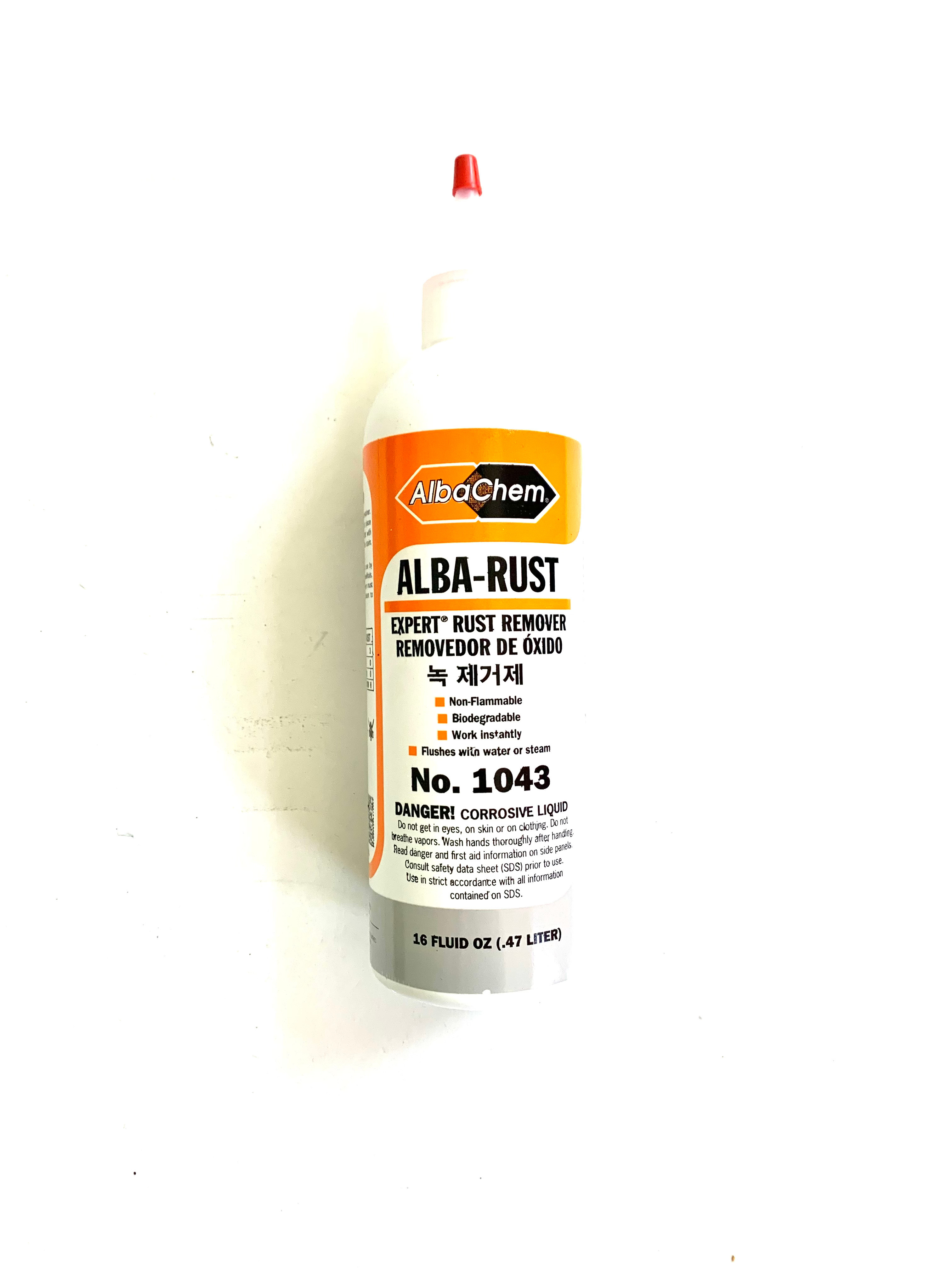 1043 Rust Remover 16oz bottle