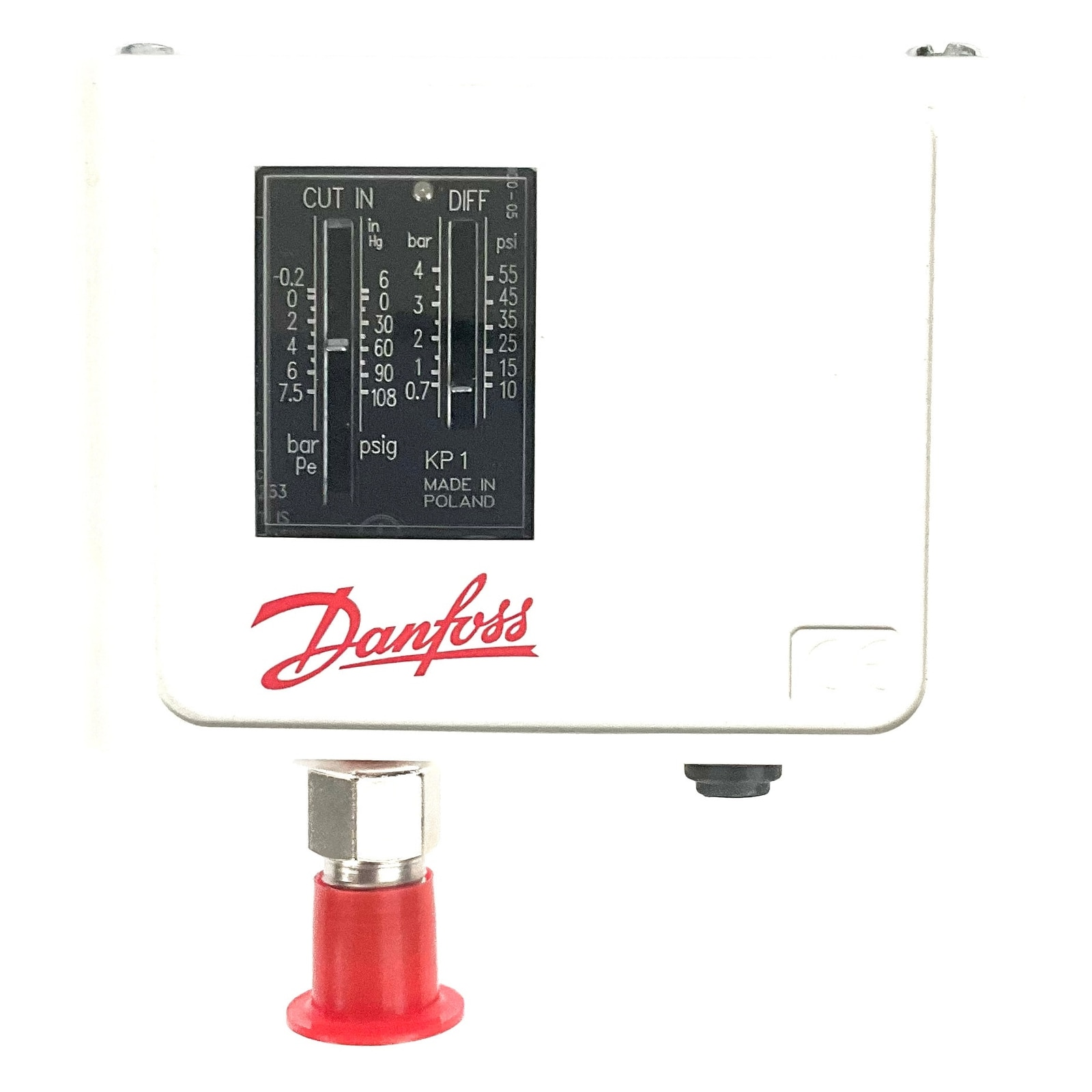 080602 Danfoss Low Pressure Switch, Danfoss KP1 | FMB 080602 / Union 080602 / Realstar 0806002 primary product photo for dry cleaning machine service