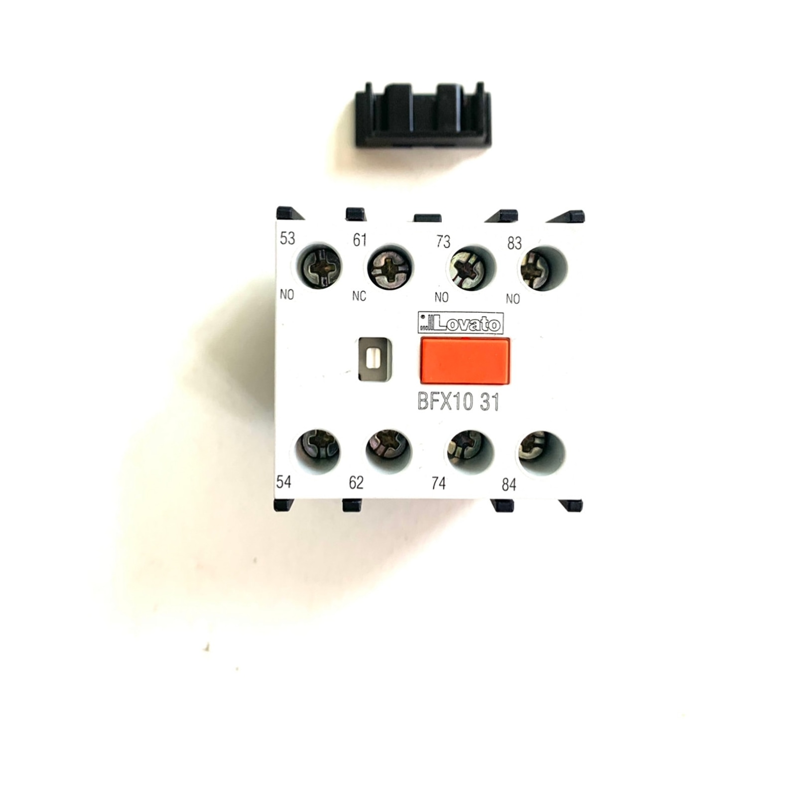 Lovato Auxiliary Contact BFX1031 primary product photo for dry cleaning machine service