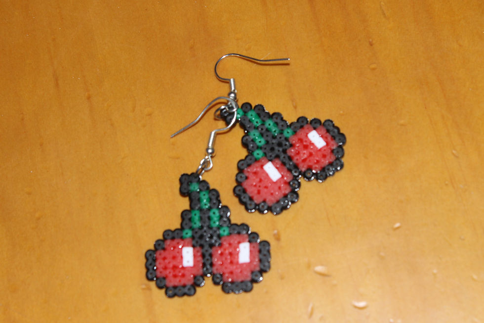 Pendientes de cereza