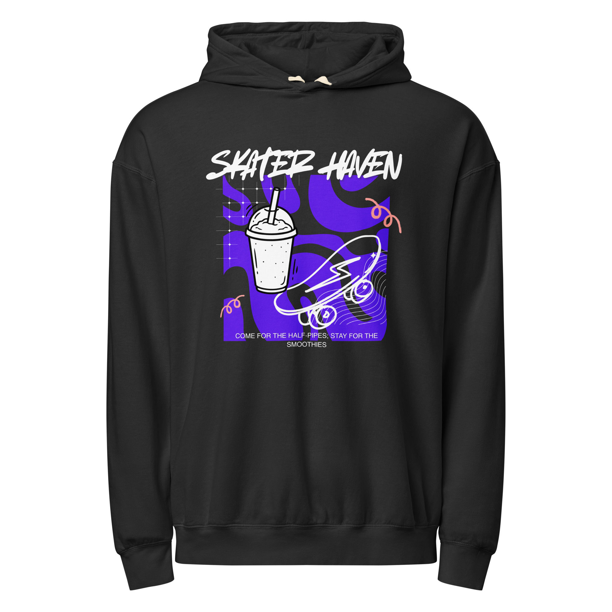 SKATER HAVEN Comfort Colors unisex garment-dyed lightweight hoodie