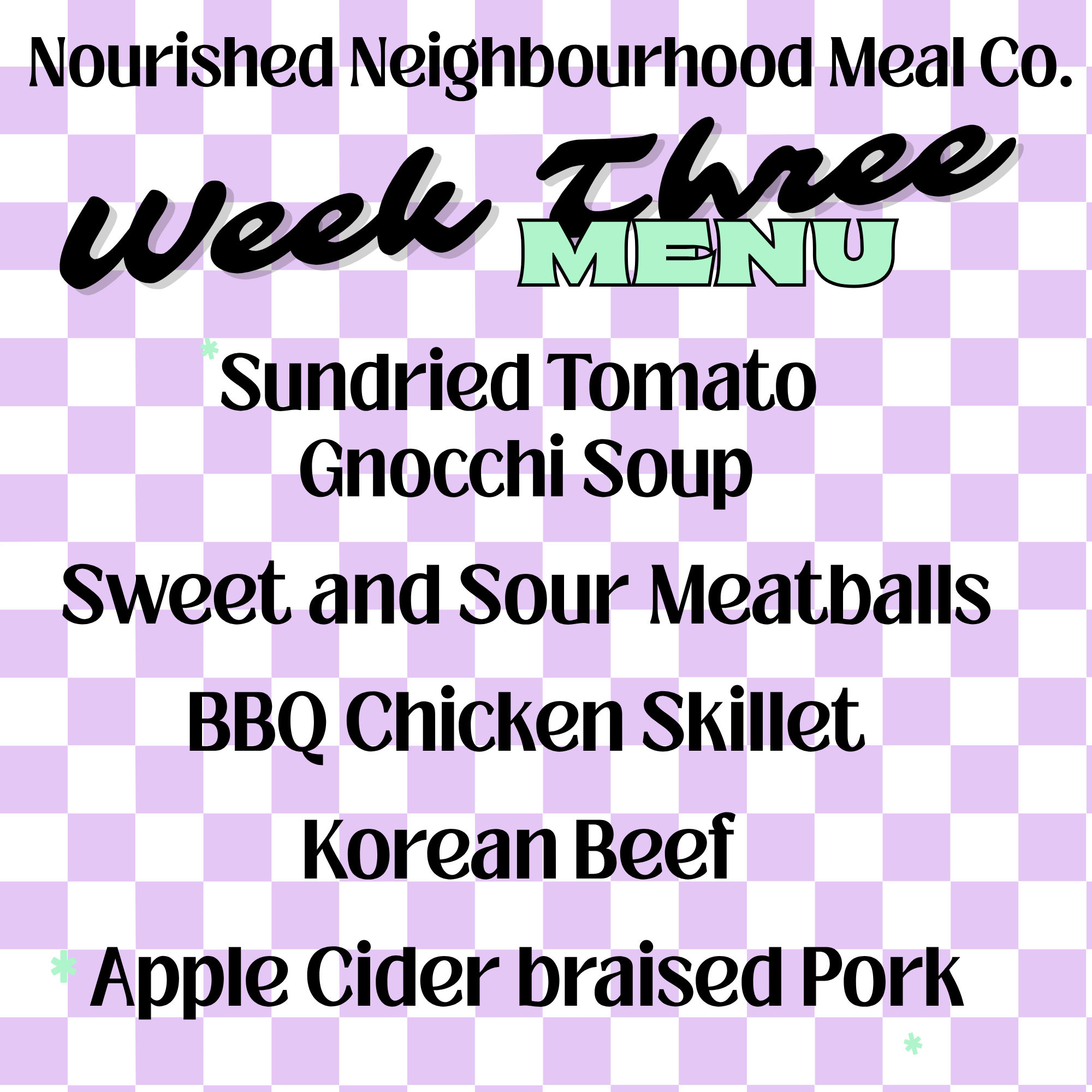 Menu Three - 10 Meal Bundle (Single Serving)