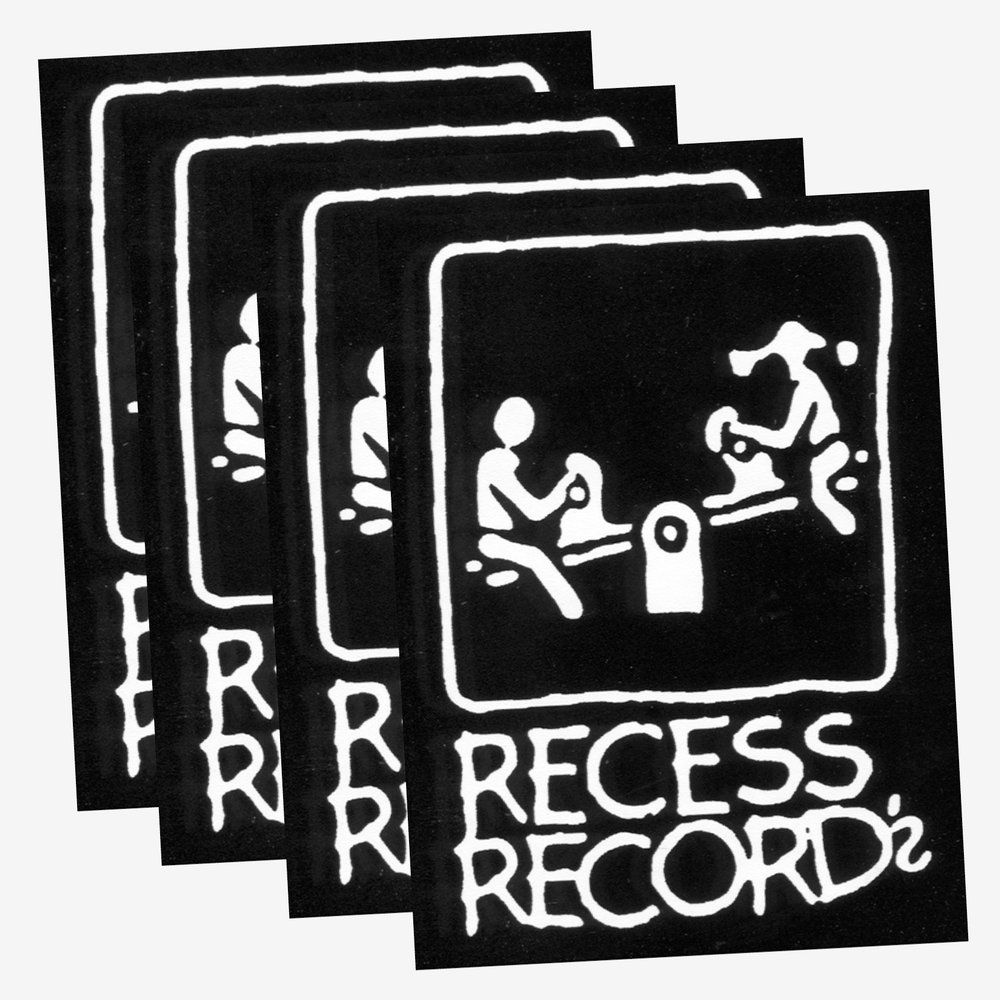 RECESS RECORDS - Logo 4-Pack (Stickers)