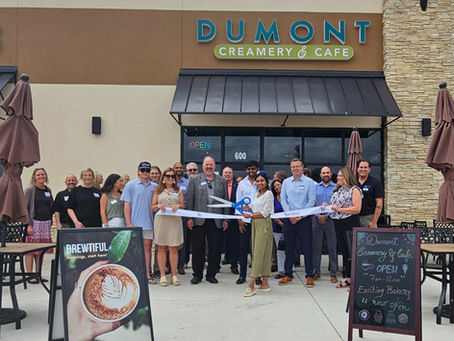 Ribbon Cutting event photo at Dumont Creamery & Cafe