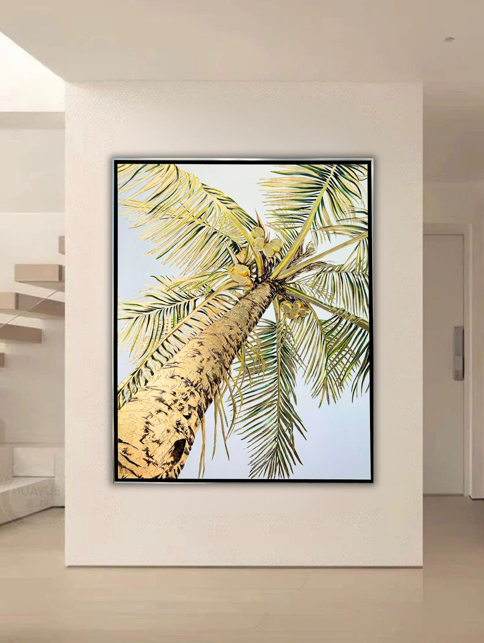 Palm Tree in Gold