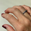 Thumbnail: Art Deco platinum and diamond eternity ring