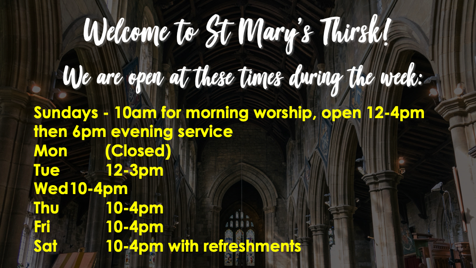 Welcome to St Mary's Church - Spring/Summer 2026