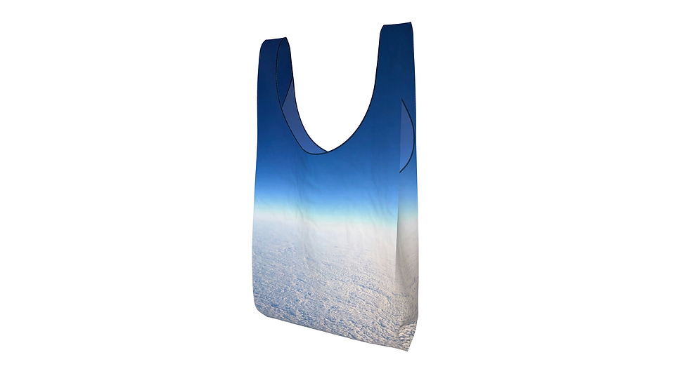 パラシュート生地エコバッグ Outer Space