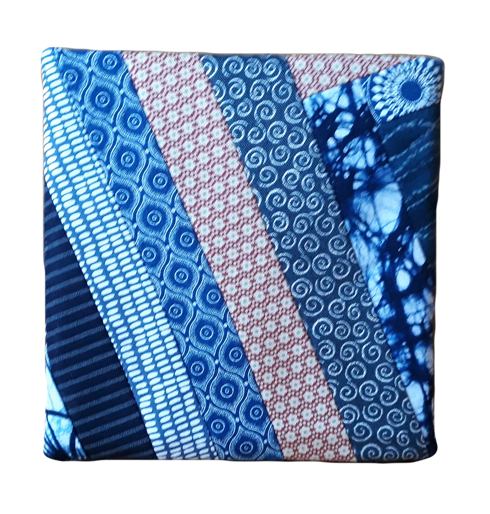 Thumbnail: Fabric covered notebook. Patchwork.